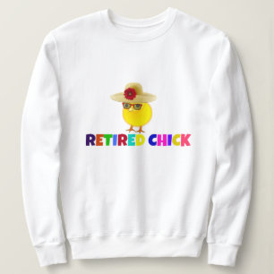 Gepareerd Chick, kleurrijk ontwerp, Trui