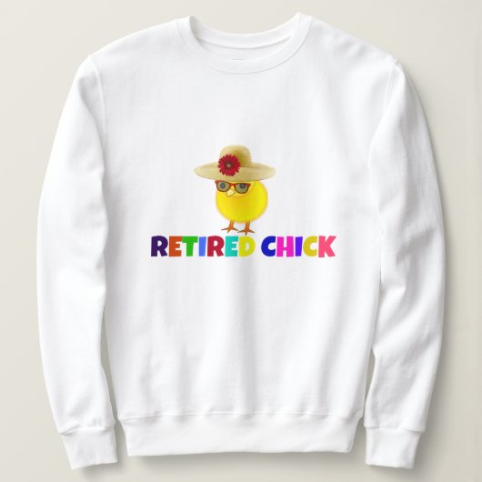 Gepareerd Chick, kleurrijk ontwerp, Trui (Design voorkant)