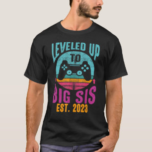 Gepareerd tot Big Sister 2023 Cute die ik zal word T-shirt