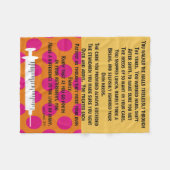 Gepareerd verpleeggedicht leece Blanket Fleece Deken (Voorkant (Horizontaal))