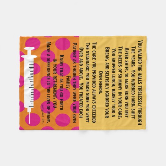 Gepareerd verpleeggedicht leece Blanket Fleece Deken (Voorkant (Horizontaal))