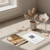 Geparfumeerde parfumerie geur winkel foto QR-code Visitekaartje