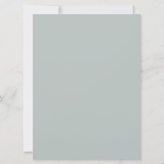 Geparfumeerde Tuin Flat bruiloft uitnodiging (Achterkant)