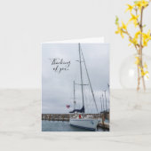 Geparkeerd denken aan je Kaart (Gele Bloem)