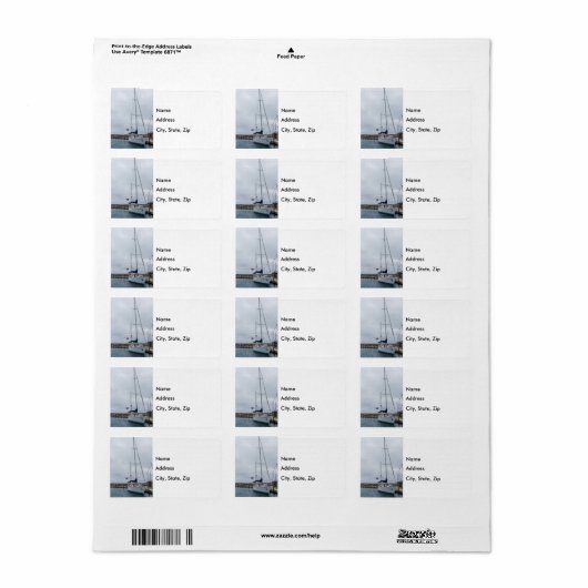 Geparkeerd Etiket (Full Sheet)