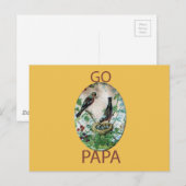 Geparkeerde ouders, kostbare kuikens: het verhaal briefkaart (Voorkant / Achterkant)