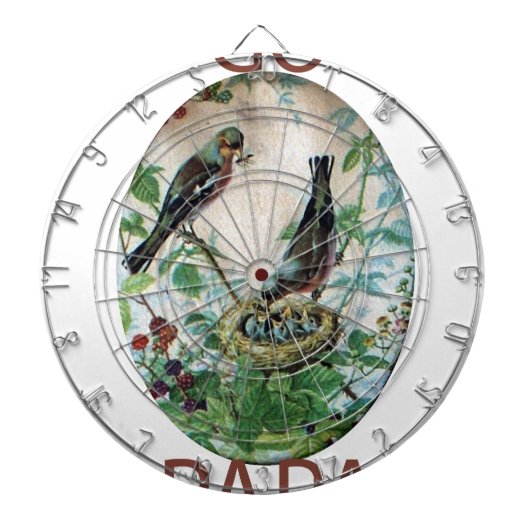 Geparkeerde ouders, kostbare kuikens: het verhaal  dartbord (Voorkant)