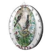 Geparkeerde ouders, kostbare kuikens: het verhaal  dartbord (Voorkant Rechts)