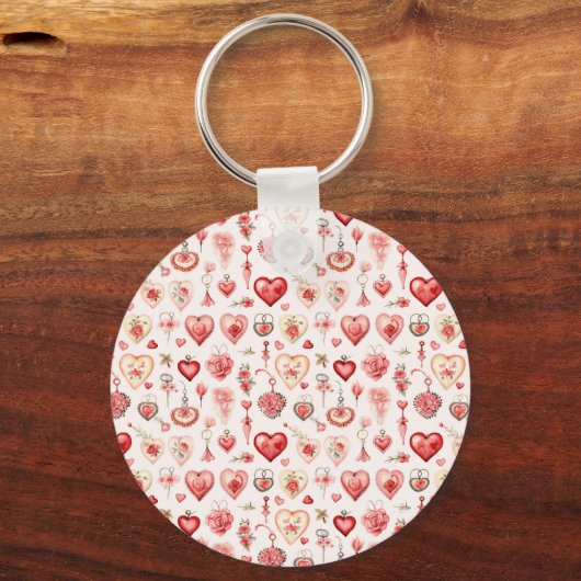 Gepassioneerd Palet: Valentijn Versieringen Sleutelhanger (Voorkant)