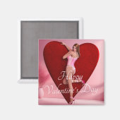 Gepassioneerd Valentijn's Day Meisje in een Korset Magneet (Voorkant / Achterkant)