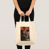 gepassioneerd vintage retro tote bag (Voorkant (product))