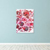 Gepassioneerd vol emotie canvas afdruk (Insitu (Houten vloer))