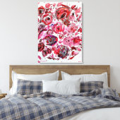 Gepassioneerd vol emotie canvas afdruk (Insitu (Slaapkamer))