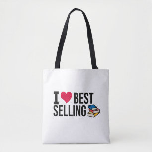 Gepassioneerde Boekenwurm: Liefhebber van Bestsell Tote Bag