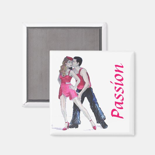 Gepassioneerde dansers komen strikt dansen magneet (Voorkant / Achterkant)