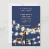 Gepassioneerde Flamingo's bruiloft Kaart (Achterkant)