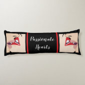 Gepassioneerde harten lichaamskussen (Achterkant)