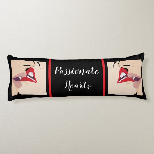 Gepassioneerde harten lichaamskussen (Achterkant)