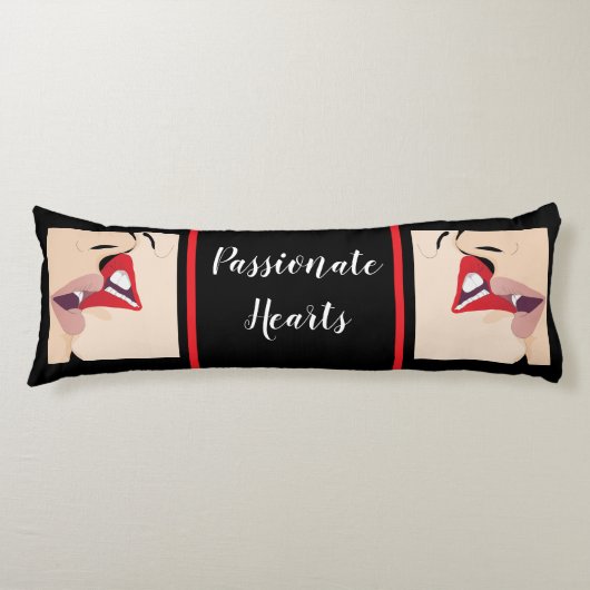 Gepassioneerde harten lichaamskussen (Voorkant)