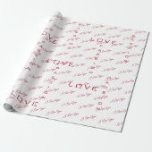 Gepassioneerde liefde | VALENTIJNSDAG Cadeaupapier (Uitgerold)