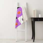 Gepassioneerde lippen & XO patroon Sherpa Deken (In situ)