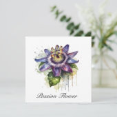 Gepassioneerde Paarse Passiebloem (Staand voorkant)