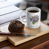 Gepassioneerde Paarse Passiebloem Grote Koffiekop