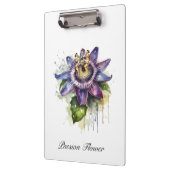Gepassioneerde Paarse Passiebloem Klembord (Links)