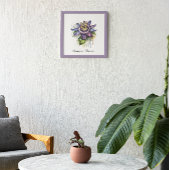 Gepassioneerde Paarse Passiebloem Perfect Poster