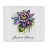 Gepassioneerde Paarse Passiebloem Snijplank (Voorkant)