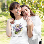 Gepassioneerde Paarse Passiebloem T-shirt