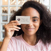 Gepassioneerde Paarse Passiebloem Visitekaartje