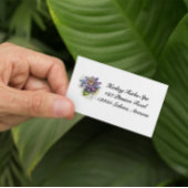 Gepassioneerde Paarse Passiebloem Visitekaartje