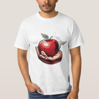 Gepassioneerde Pers: Liefde-Infused Apple Squeeze T-shirt