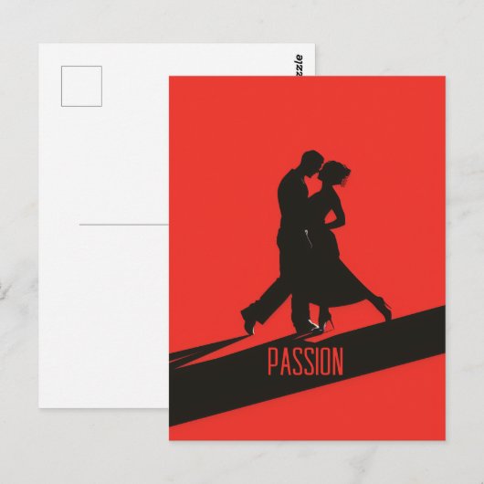 Gepassioneerde Tango Briefkaart (Voorkant / Achterkant)