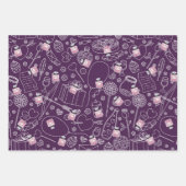 Gepassioneerde Valentijn: roze Mode parfumfles Inpakpapier Vel (Voorkant 3)