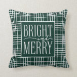 Gepaste en fijne moderne feestdag kussen<br><div class="desc">Heldere en Merry,  moderne witte typografie,  feestkussens met feestjes met feestjes met feestjes.</div>