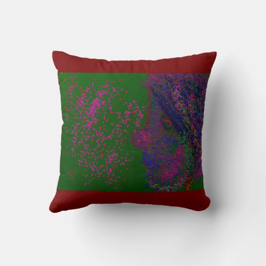 Gepatchworkt Patroon Kussen (Achterkant)