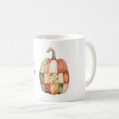 Gepatchworkte Pompoenvlekken Koffiemok (Voorkant rechts)