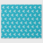 Gepatenteerd Dove Wrapping Paper (blauw) Cadeaupapier (Vlak)