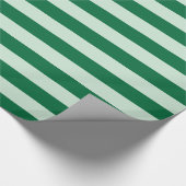 Gepatenteerd groenboek en mint Stripe Cadeaupapier (Hoek)