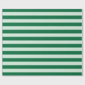 Gepatenteerd groenboek en mint Stripe Cadeaupapier (Vlak)