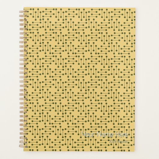 Gepatenteerde niet-gedateerde kalender en planner (Voorkant)