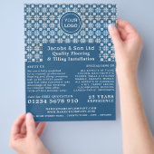 Gepatenteerde Tegels, Vloer, de Installateur van d Flyer (Hand)