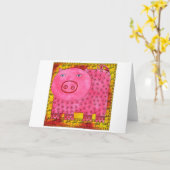 Gepatenteerde varkens kaart (Gele Bloem)