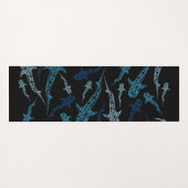 Gepatenteerde witte haai yogamat (Achterkant (horizontaal))