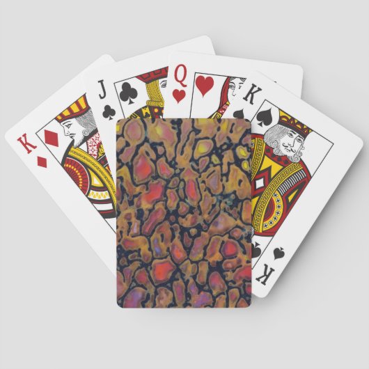 Gepatroneerd dinosaurusbot pokerkaarten (Achterkant)