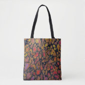 Gepatroneerde dinosaurusbot tote bag (Voorkant)