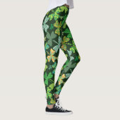 Gepatroneerde klaveren leggings (Rechts)