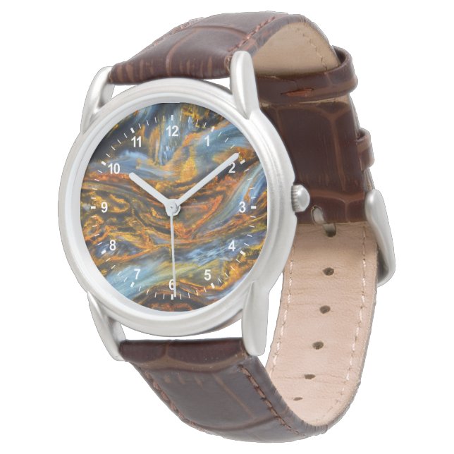 Gepatroneerde Pietersiet Horloge (Gekanteld)